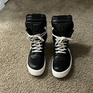 Rick Owens Geobasket Sneaker Unisex Size 45